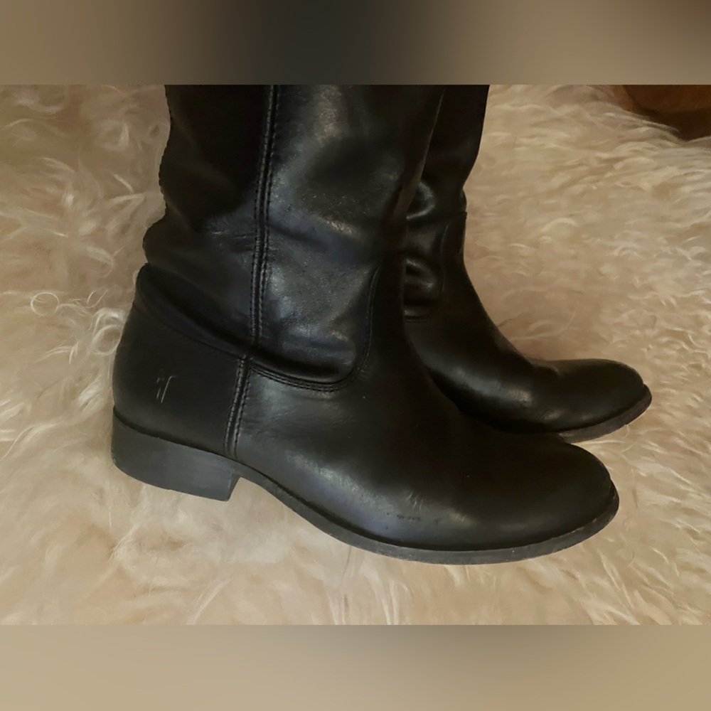 Frye Melissa Button Boots in Black Sz 7. - Picture 9 of 16